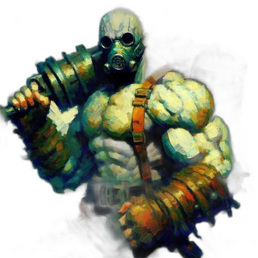 weapon, creature, robot, staff transparent PNG cut-out