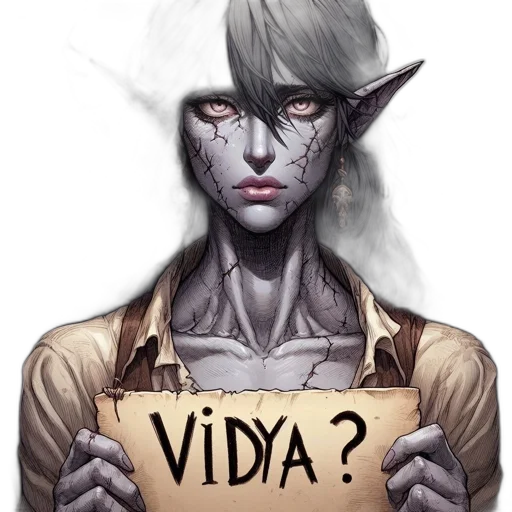 face, fantasy art, concept art, comic book art transparent PNG cut-out