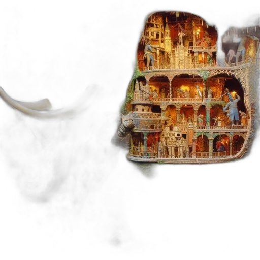 crown, mask, concept art, fantasy art transparent PNG cut-out