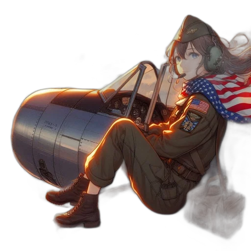 weapon, jacket, robot, hat transparent PNG cut-out