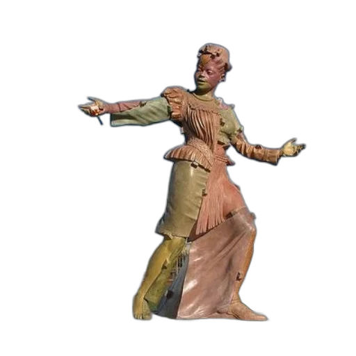 staff, dress, concept art, 3d render transparent PNG cut-out