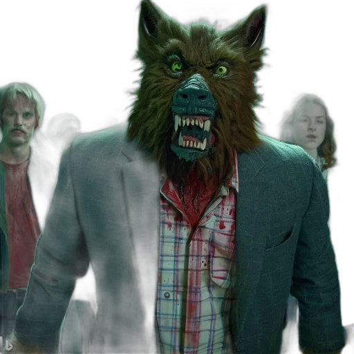 mask, concept art, school, wolf transparent PNG cut-out