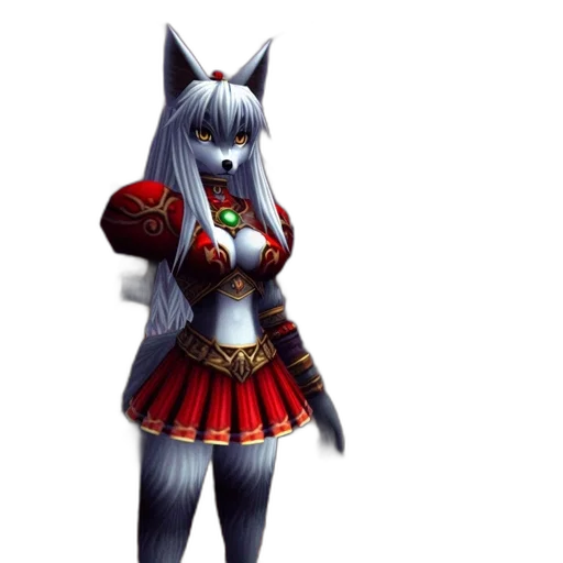 staff, dress, concept art, 3d render transparent PNG cut-out