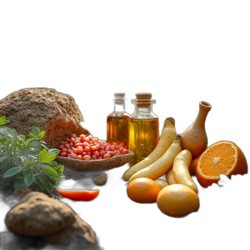 food, photorealistic, fatty, acids transparent PNG cut-out