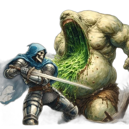creature, fantasy art, concept art, comic book art transparent PNG cut-out