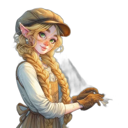 staff, hat, face, dragon transparent PNG cut-out