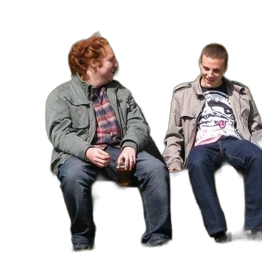 jacket, furniture, concept art, two transparent PNG cut-out