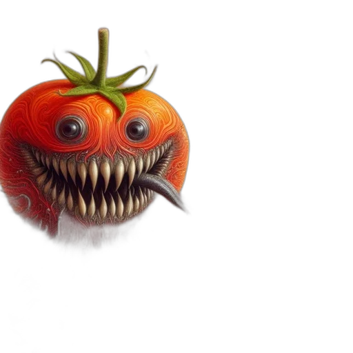 creature, food, mask, face transparent PNG cut-out