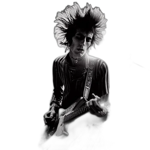 hair, face, jacket, staff transparent PNG cut-out