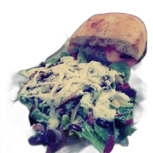 food, photorealistic, plate, salad transparent PNG cut-out