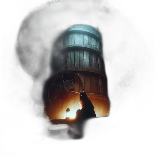 bottle, robot, hat, face transparent PNG cut-out
