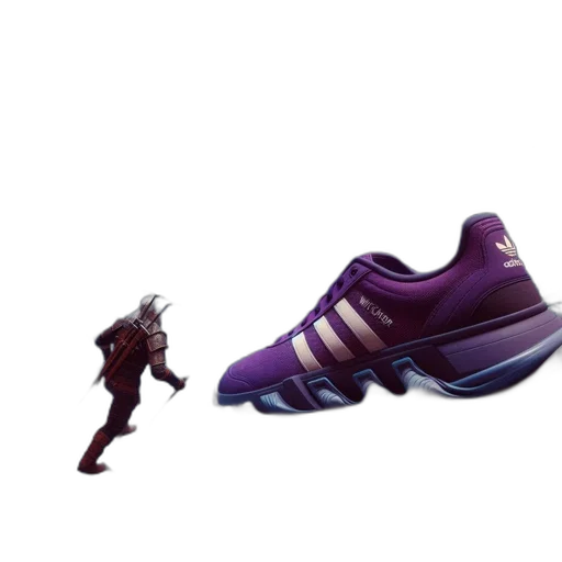 shoes, weapon, concept art, 3d render transparent PNG cut-out
