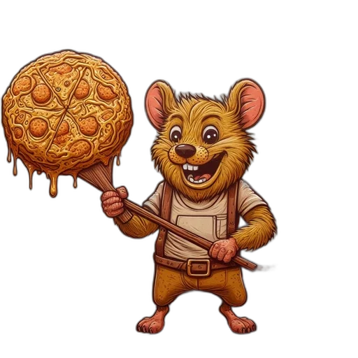 food, staff, creature, animal transparent PNG cut-out