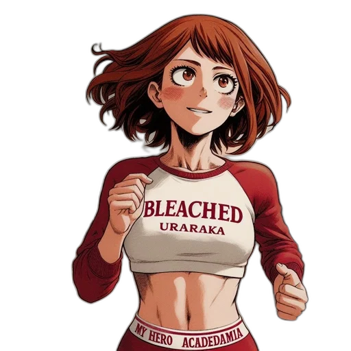 dress, jacket, comic book art, anime transparent PNG cut-out