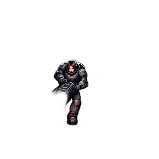 robot, weapon, creature, staff transparent PNG cut-out