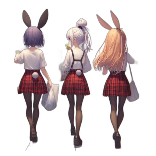 dress, jacket, animal, staff transparent PNG cut-out