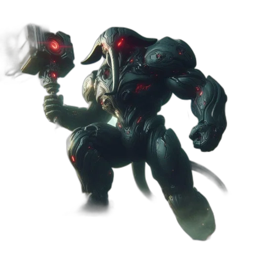 robot, weapon, creature, staff transparent PNG cut-out