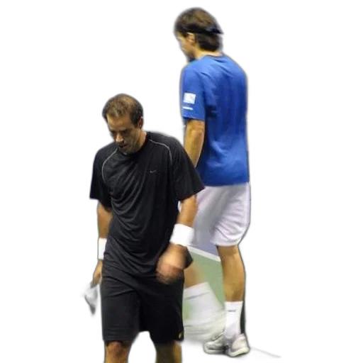 staff, tennis, player, blue transparent PNG cut-out
