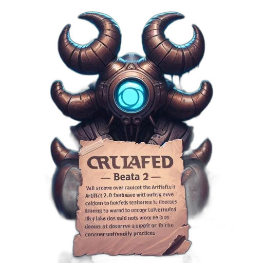 creature, robot, weapon, crown transparent PNG cut-out
