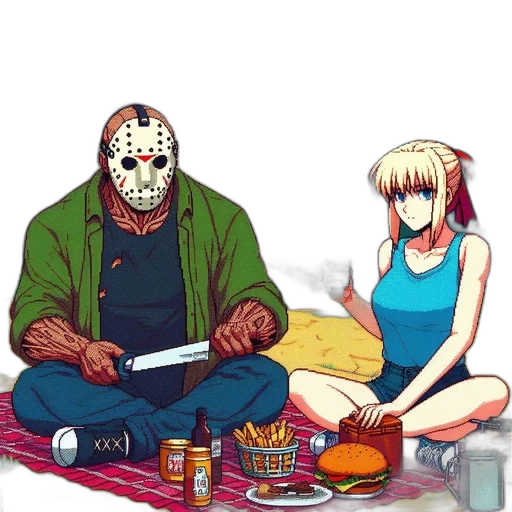 mask, food, comic book art, concept art transparent PNG cut-out