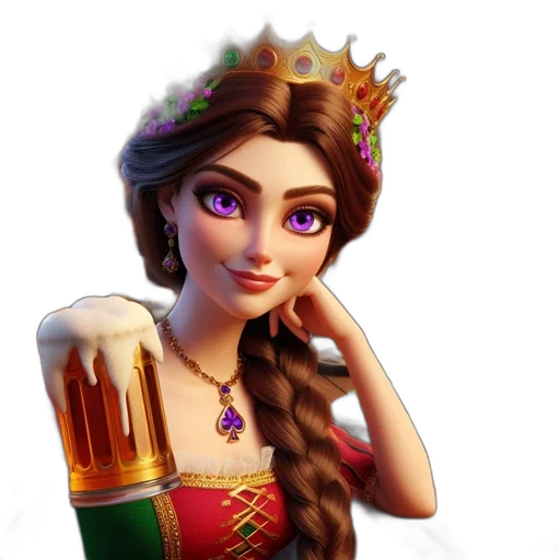 crown, jewelry, 3d render, fantasy art transparent PNG cut-out