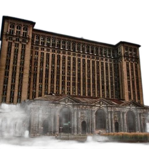 building, 3d render, photorealistic, concept art transparent PNG cut-out