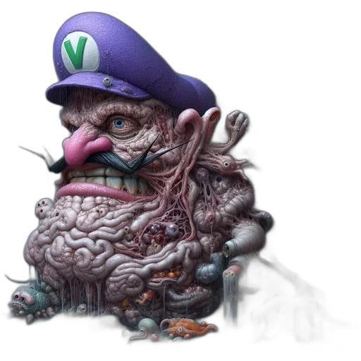 creature, hat, face, mask transparent PNG cut-out
