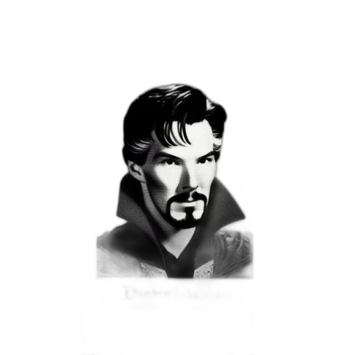 face, comic book art, pixel art, fantasy art transparent PNG cut-out