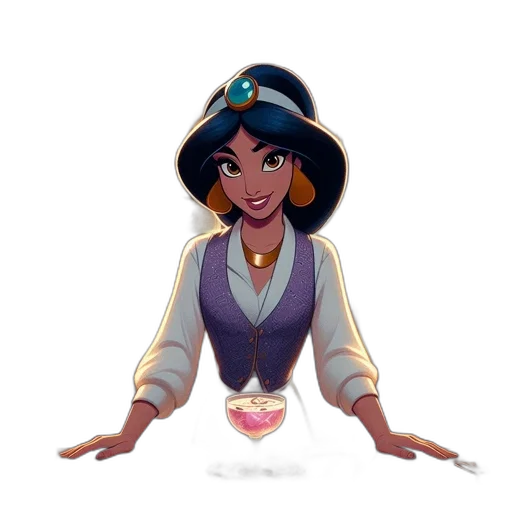 jewelry, crown, staff, concept art transparent PNG cut-out
