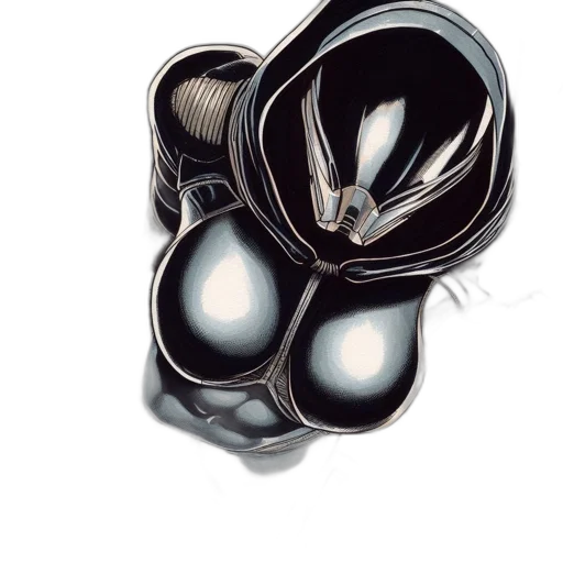 mask, robot, jewelry, shoes transparent PNG cut-out