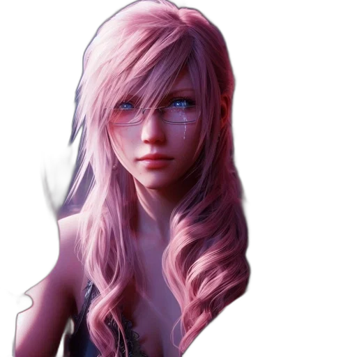 face, hair, creature, dress transparent PNG cut-out