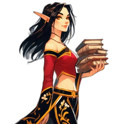 staff, dress, fantasy art, concept art transparent PNG cut-out