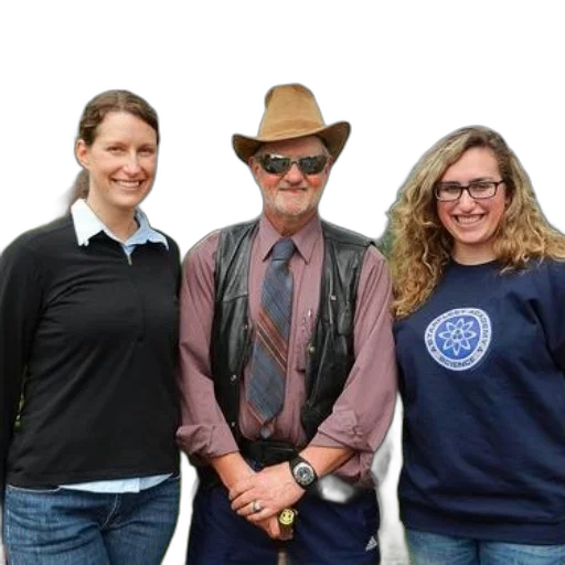 staff, jacket, three, individuals transparent PNG cut-out