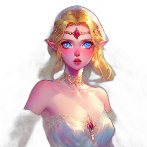 crown, jewelry, dress, face transparent PNG cut-out