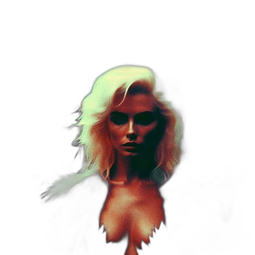 hair, face, creature, mask transparent PNG cut-out