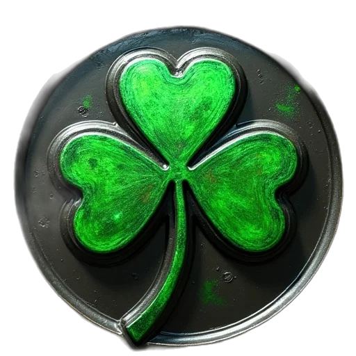 jewelry, green, celtic, shamrock transparent PNG cut-out
