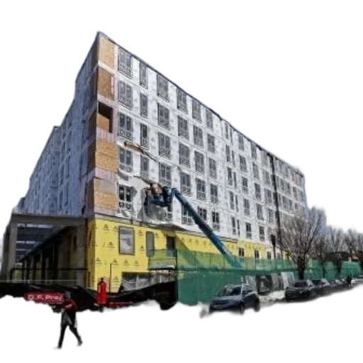 building, photorealistic, 3d render, concept art transparent PNG cut-out