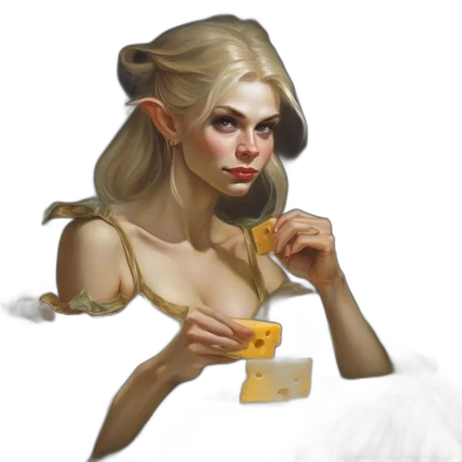 face, fantasy art, concept art, pixel art transparent PNG cut-out
