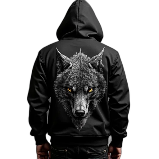 jacket, animal, pixel art, cyberpunk transparent PNG cut-out