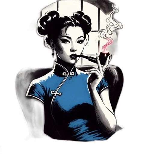 staff, dress, comic book art, concept art transparent PNG cut-out