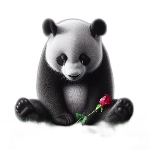 flower, animal, photorealistic, 3d render transparent PNG cut-out
