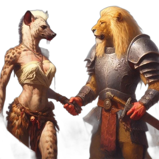 sword, animal, concept art, fantasy art transparent PNG cut-out