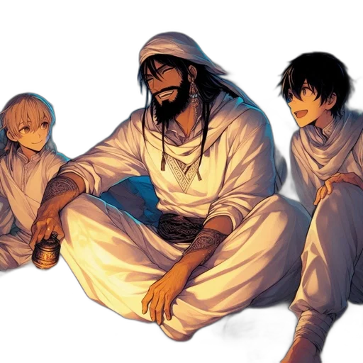 concept art, comic book art, anime, pixel art transparent PNG cut-out