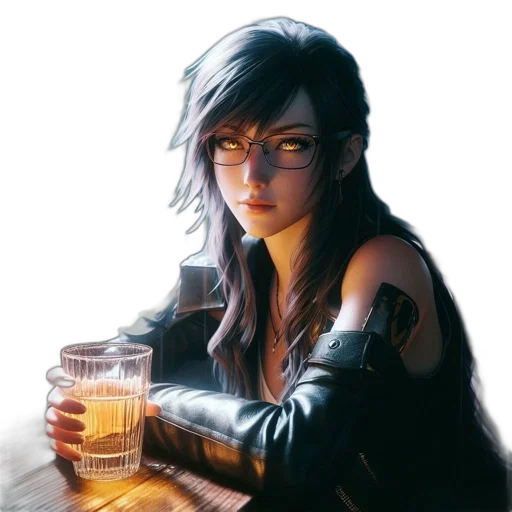 face, robot, jacket, jewelry transparent PNG cut-out