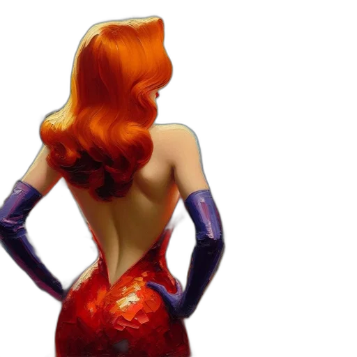 dress, comic book art, concept art, 3d render transparent PNG cut-out