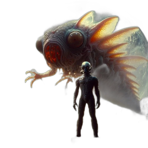 creature, robot, animal, concept art transparent PNG cut-out