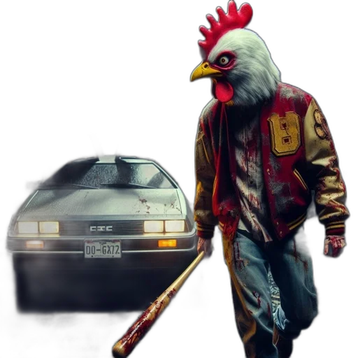 car, jacket, concept art, photorealistic transparent PNG cut-out