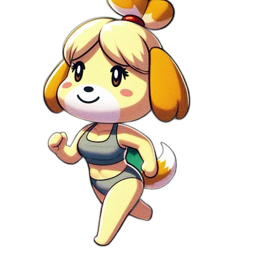 animal, staff, creature, pixel art transparent PNG cut-out