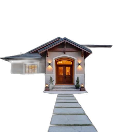 building, umbrella, furniture, staff transparent PNG cut-out