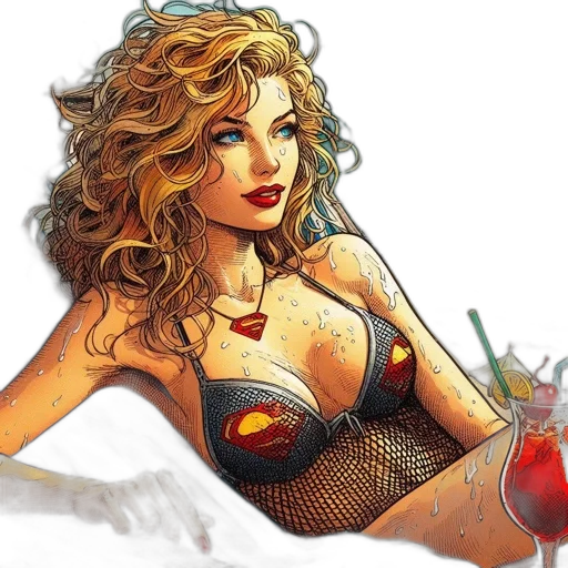 comic book art, concept art, fantasy art, pixel art transparent PNG cut-out